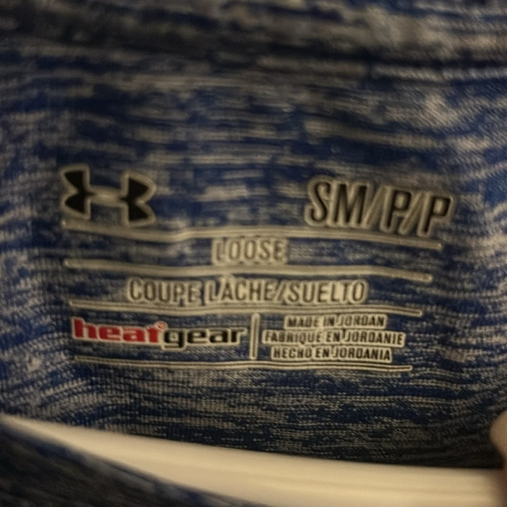 Under Armour short sleeve tee blue- small - Picture 2 of 5